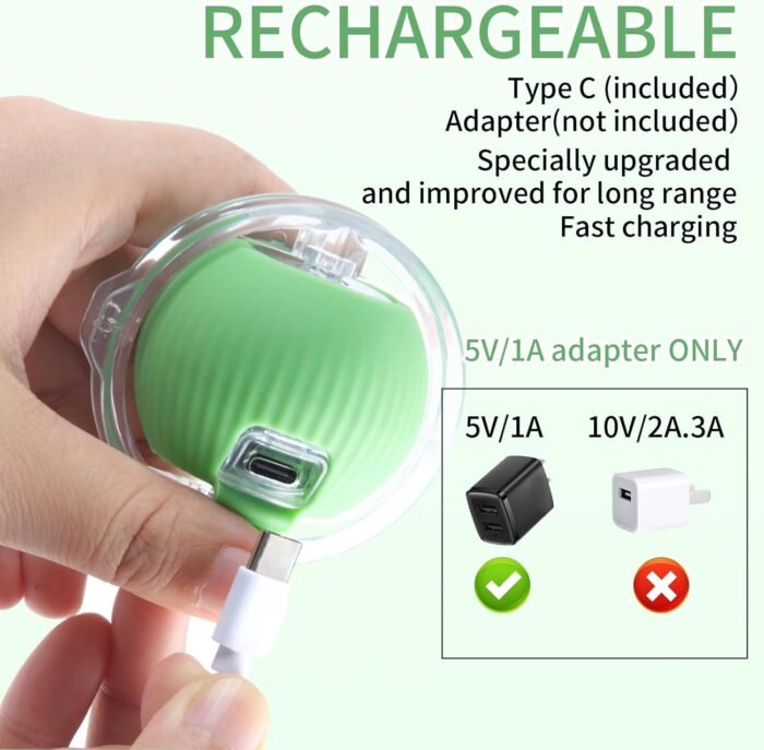 2pcs Interactive cat ball with mat