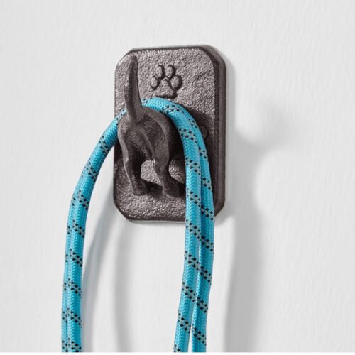 Cast Iron Dog Leash Wall Hook